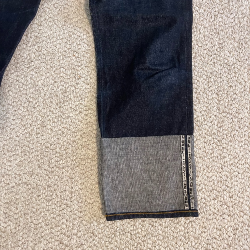 Rag & Bone New York Dark Blue Denim Jeans - Size 26 - Picture 4 of 10